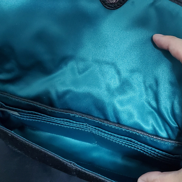 Coach Park Leather Large Flap Wristlet 49177 - Picture 6 of 6